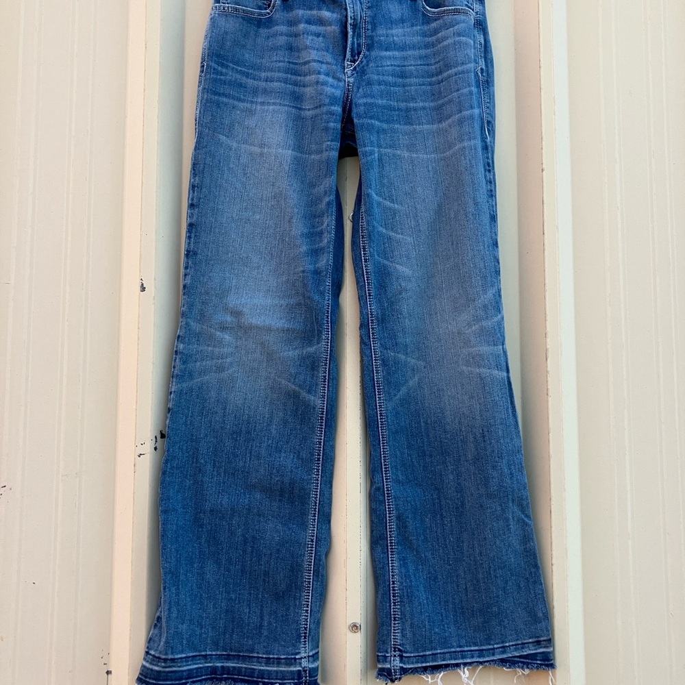 Ariat Women's Wide Leg Jeans in Denim Blue